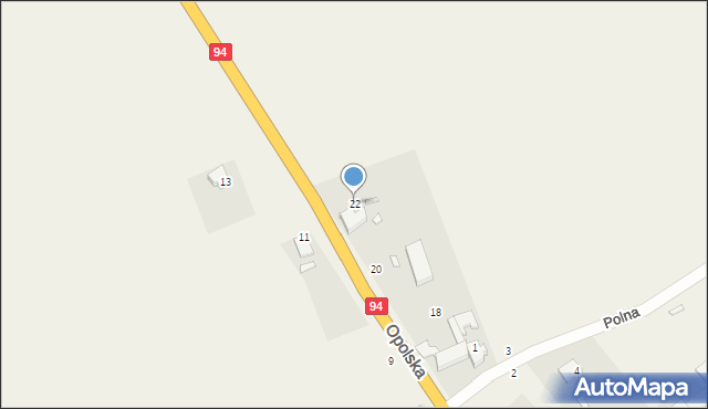 Karczów, Opolska, 22, mapa Karczów