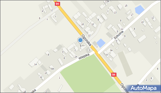 Karczów, Opolska, 5, mapa Karczów