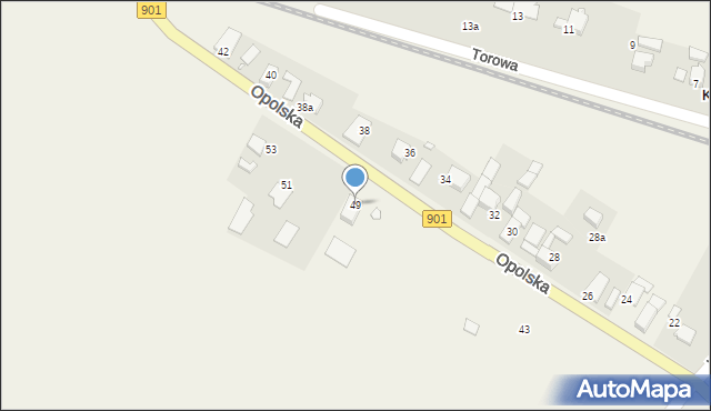 Kielcza, Opolska, 49, mapa Kielcza