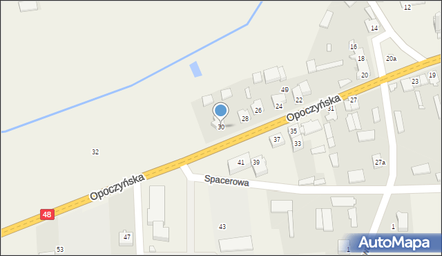 Klwów, Opoczyńska, 30, mapa Klwów
