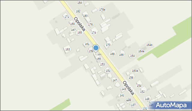 Konopiska, Opolska, 157, mapa Konopiska