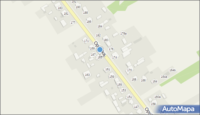 Konopiska, Opolska, 165, mapa Konopiska