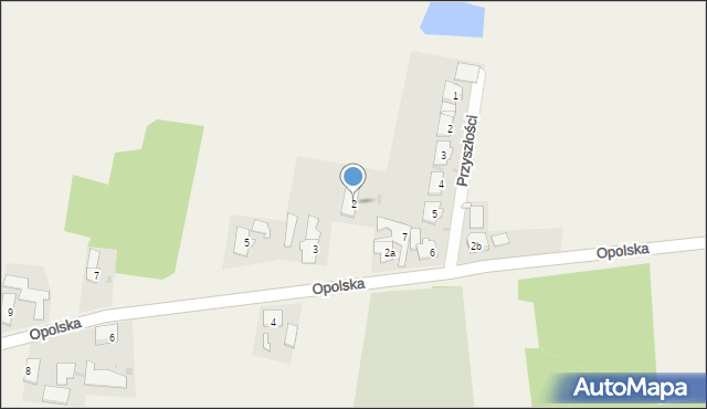 Kopalina, Opolska, 2, mapa Kopalina
