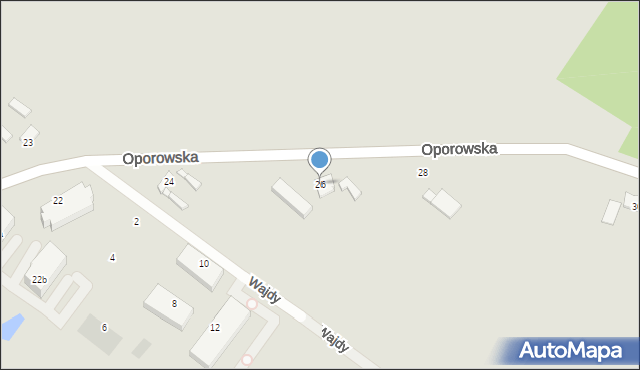 Kutno, Oporowska, 26, mapa Kutno