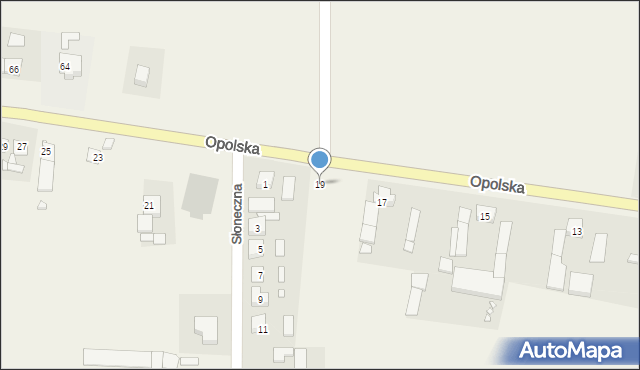 Łowoszów, Opolska, 19, mapa Łowoszów