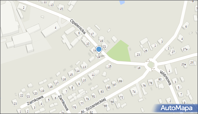 Lwówek, Opalenicka, 14, mapa Lwówek