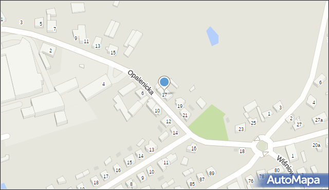 Lwówek, Opalenicka, 17, mapa Lwówek