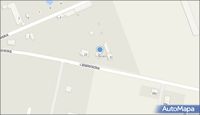 Lwówek, Opalenicka, 31a, mapa Lwówek