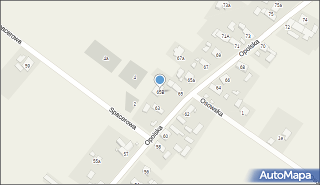 Masów, Opolska, 65B, mapa Masów