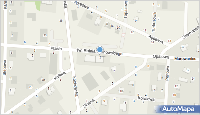 Murowaniec, Opalowa, 2, mapa Murowaniec