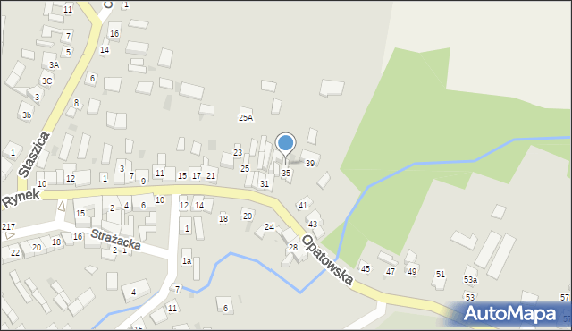 Nowa Słupia, Opatowska, 35A, mapa Nowa Słupia