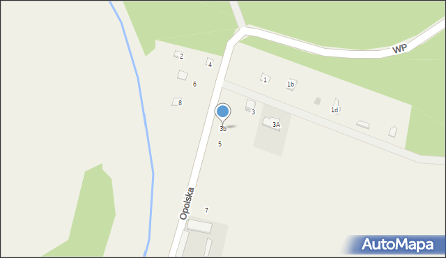 Nowe Załubice, Opolska, 3b, mapa Nowe Załubice