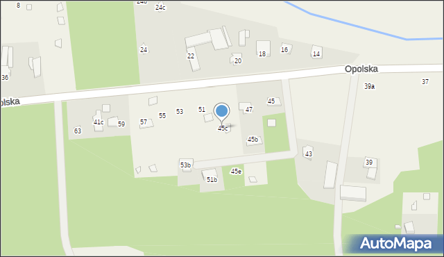 Nowe Załubice, Opolska, 45c, mapa Nowe Załubice
