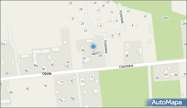 Nowe Załubice, Opolska, 48a, mapa Nowe Załubice