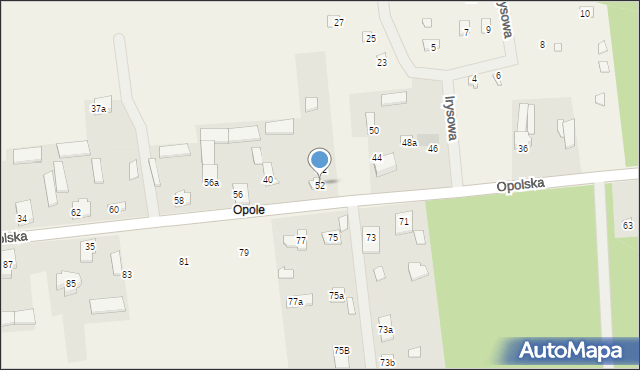 Nowe Załubice, Opolska, 52, mapa Nowe Załubice
