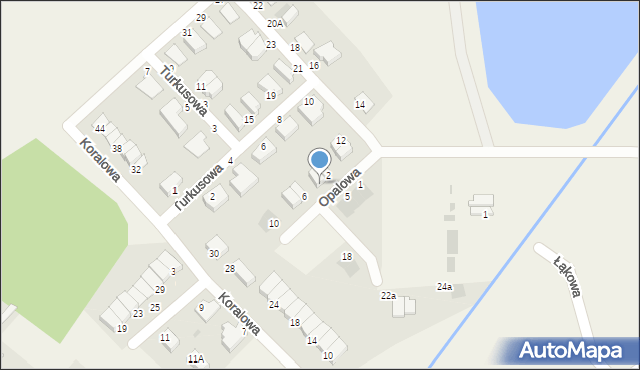Obora, Opalowa, 4, mapa Obora