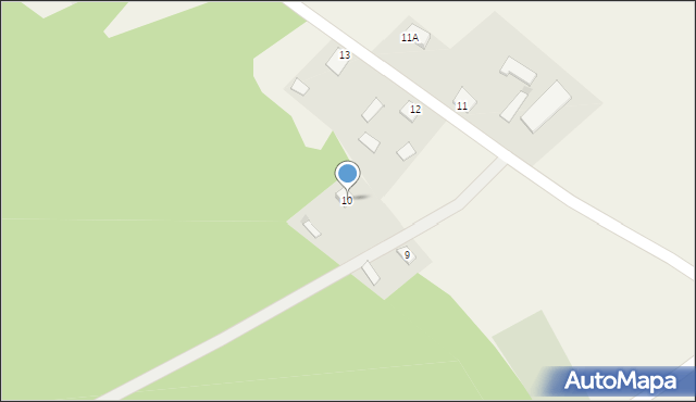 Opaleniec, Opaleniec, 10, mapa Opaleniec