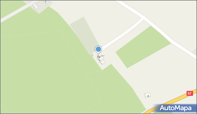Opaleniec, Opaleniec, 6a, mapa Opaleniec