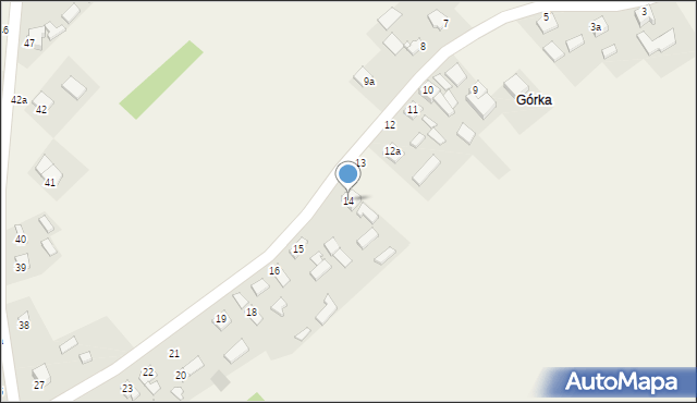 Opaleniska, Opaleniska, 14, mapa Opaleniska