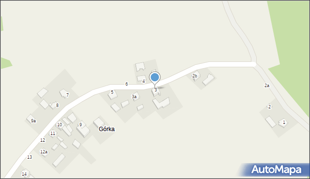 Opaleniska, Opaleniska, 3, mapa Opaleniska