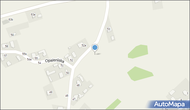 Opaleniska, Opaleniska, 48a, mapa Opaleniska