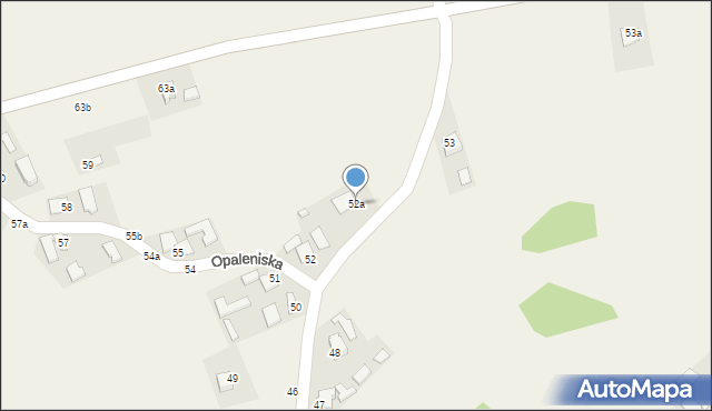 Opaleniska, Opaleniska, 52a, mapa Opaleniska
