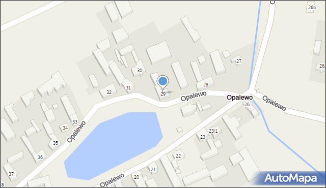 Opalewo, Opalewo, 29, mapa Opalewo