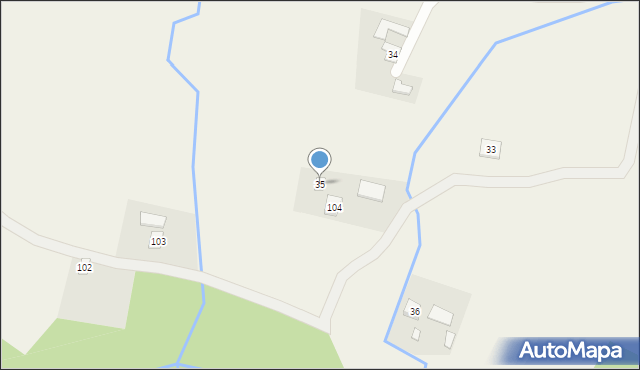 Oparówka, Oparówka, 35, mapa Oparówka