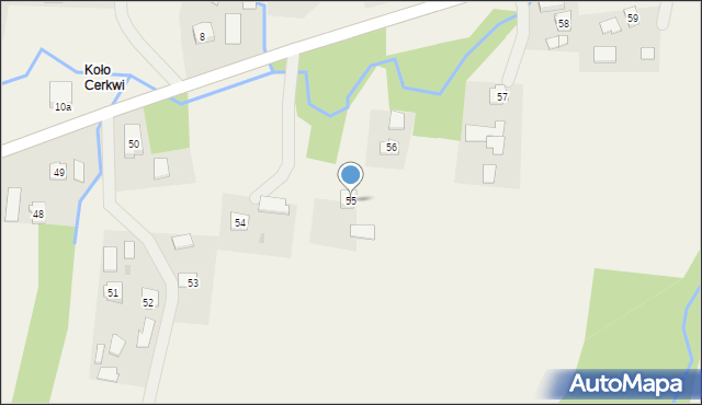 Oparówka, Oparówka, 55, mapa Oparówka