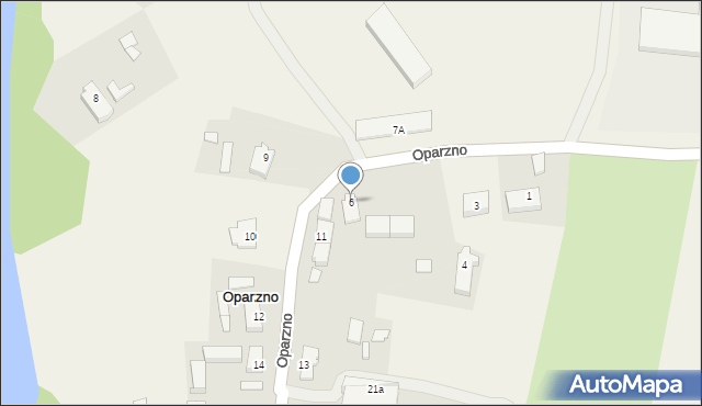 Oparzno, Oparzno, 6, mapa Oparzno