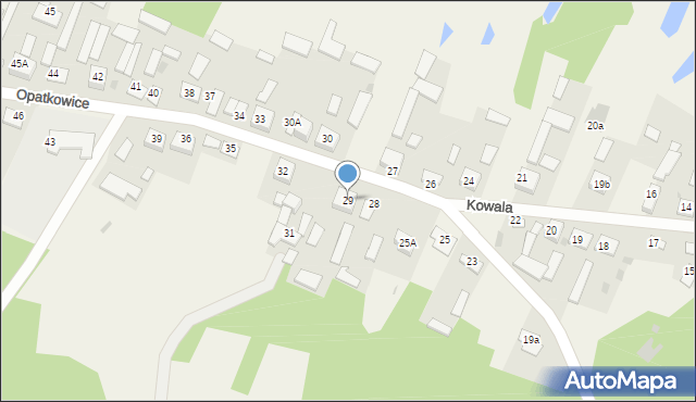 Opatkowice, Opatkowice, 29, mapa Opatkowice