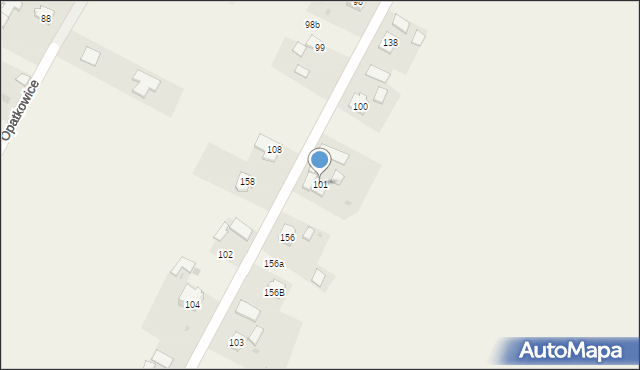 Opatkowice, Opatkowice, 101, mapa Opatkowice