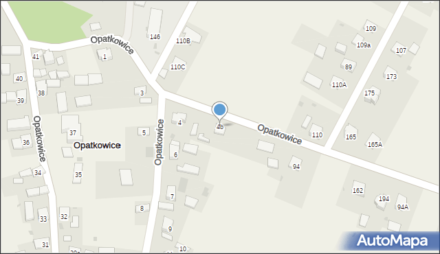 Opatkowice, Opatkowice, 4b, mapa Opatkowice
