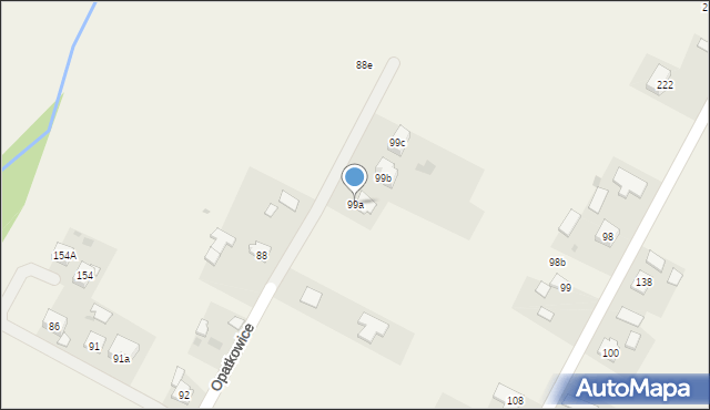 Opatkowice, Opatkowice, 99a, mapa Opatkowice