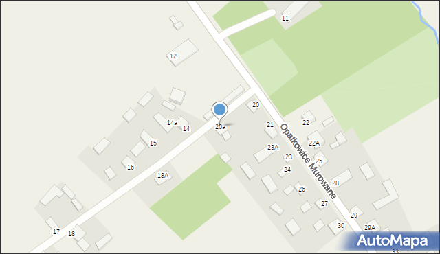 Opatkowice Murowane, Opatkowice Murowane, 20a, mapa Opatkowice Murowane