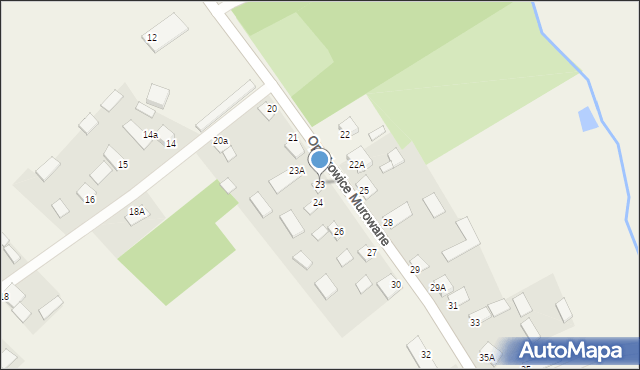 Opatkowice Murowane, Opatkowice Murowane, 23, mapa Opatkowice Murowane