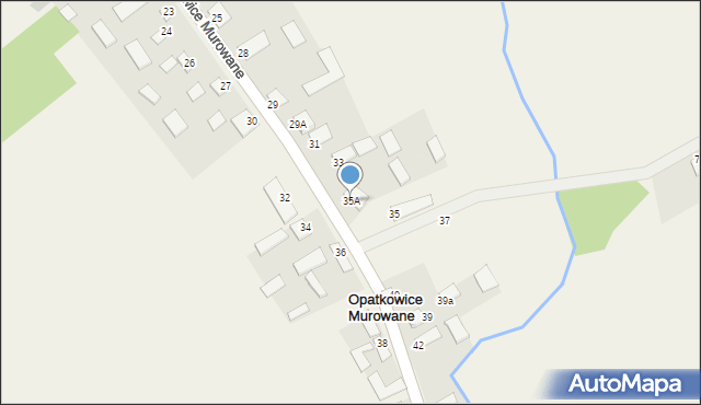 Opatkowice Murowane, Opatkowice Murowane, 35A, mapa Opatkowice Murowane