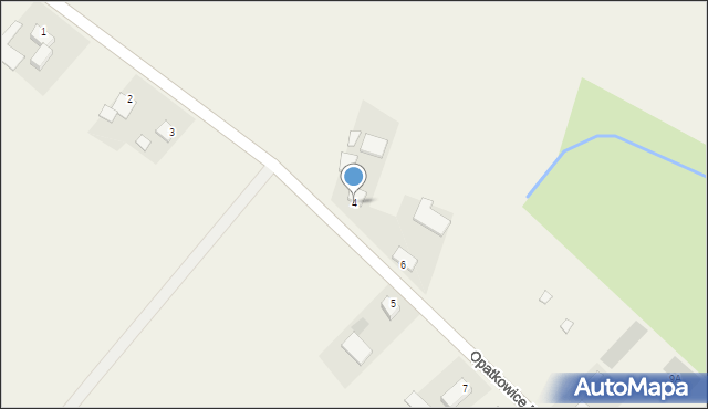 Opatkowice Murowane, Opatkowice Murowane, 4, mapa Opatkowice Murowane
