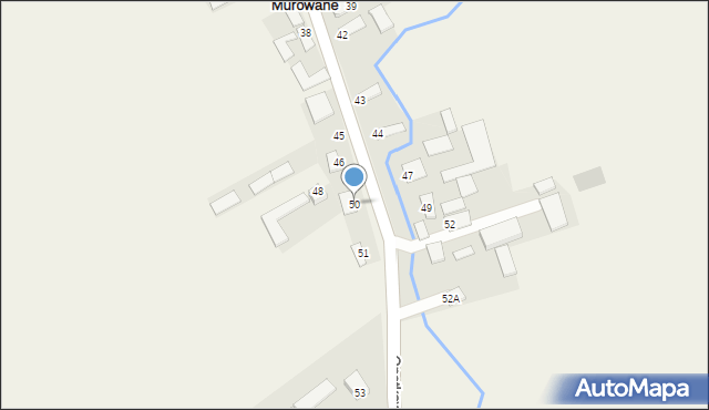 Opatkowice Murowane, Opatkowice Murowane, 50, mapa Opatkowice Murowane