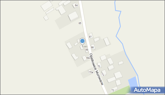 Opatkowice Murowane, Opatkowice Murowane, 69b, mapa Opatkowice Murowane