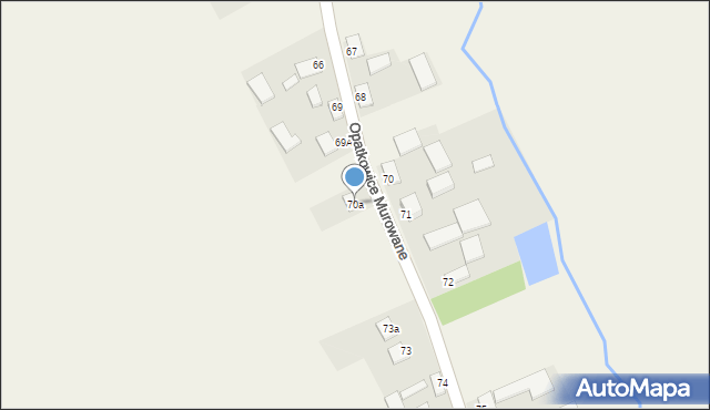 Opatkowice Murowane, Opatkowice Murowane, 70a, mapa Opatkowice Murowane