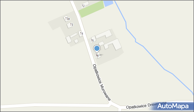 Opatkowice Murowane, Opatkowice Murowane, 76, mapa Opatkowice Murowane