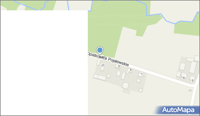 Opatkowice Pojałowskie, Opatkowice Pojałowskie, 11, mapa Opatkowice Pojałowskie