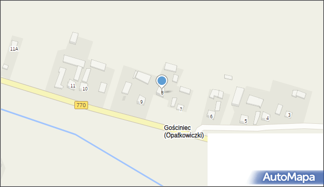 Opatkowiczki, Opatkowiczki, 8, mapa Opatkowiczki