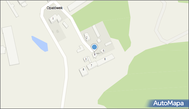 Opatówek, Opatówek, 4, mapa Opatówek