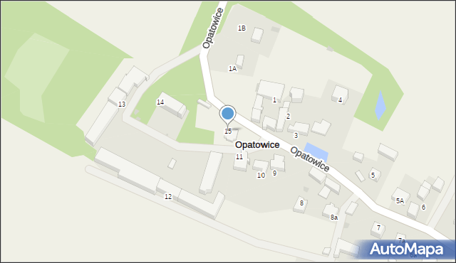 Opatowice, Opatowice, 15, mapa Opatowice