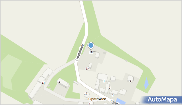 Opatowice, Opatowice, 1B, mapa Opatowice