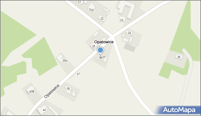 Opatowice, Opatowice, 36, mapa Opatowice