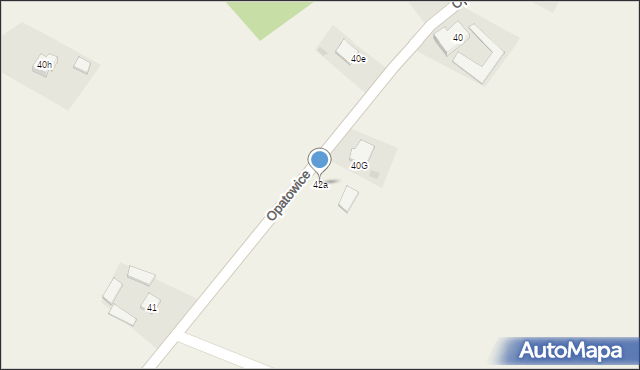 Opatowice, Opatowice, 42a, mapa Opatowice