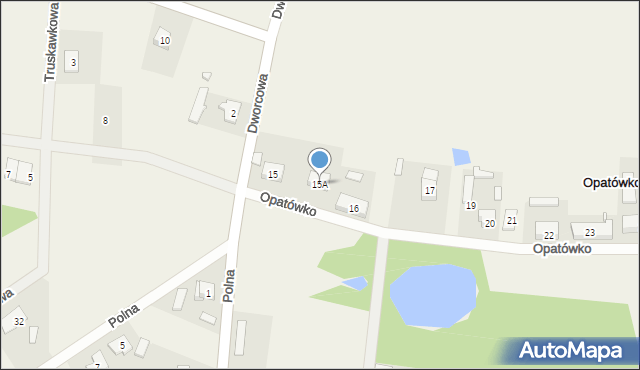 Opatówko, Opatówko, 15A, mapa Opatówko